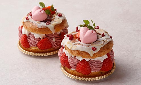 ご褒美パリブレスト 苺 バレンタインバージョン